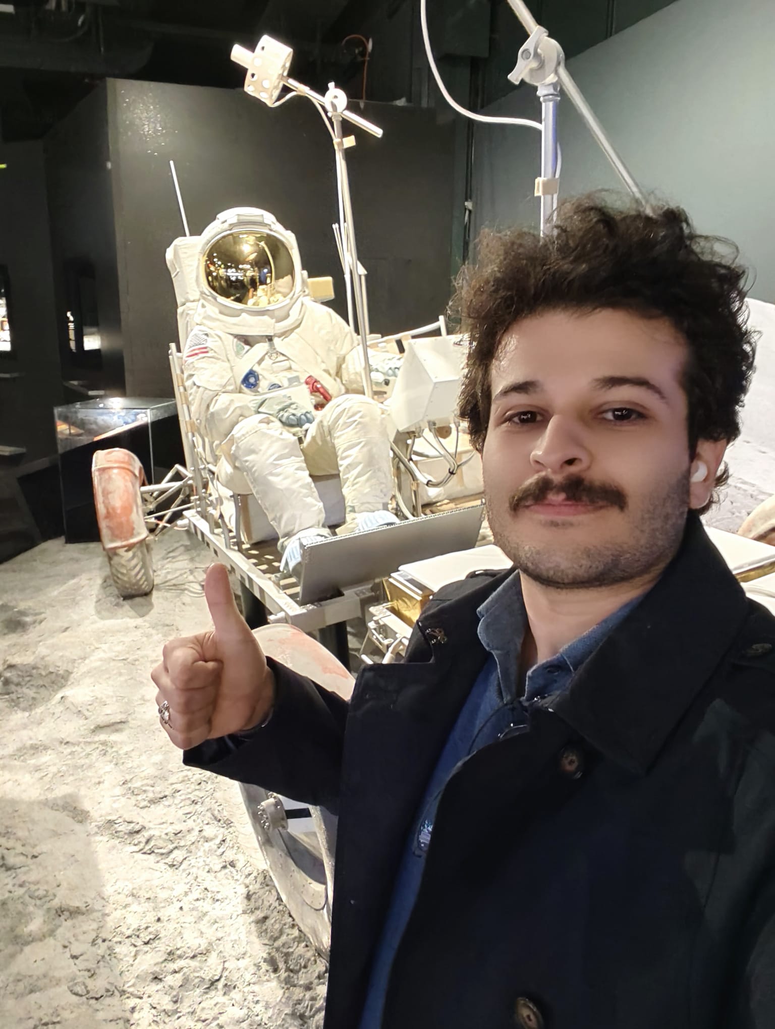 Berke Nar at a space museum